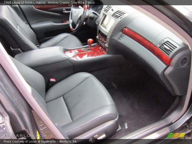 Smokey Granite Gray Mica / Black 2008 Lexus LS 600h L Hybrid