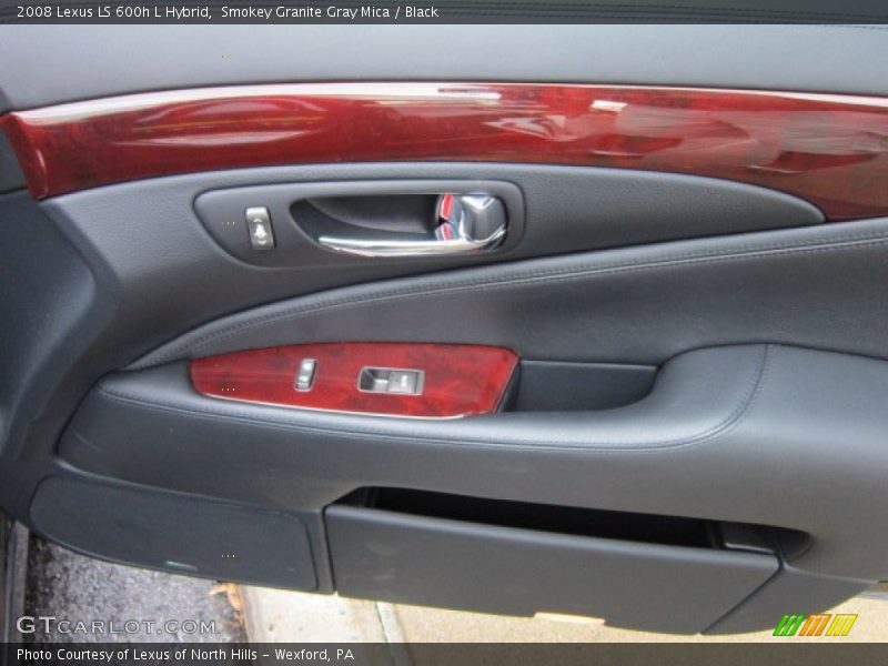 Smokey Granite Gray Mica / Black 2008 Lexus LS 600h L Hybrid