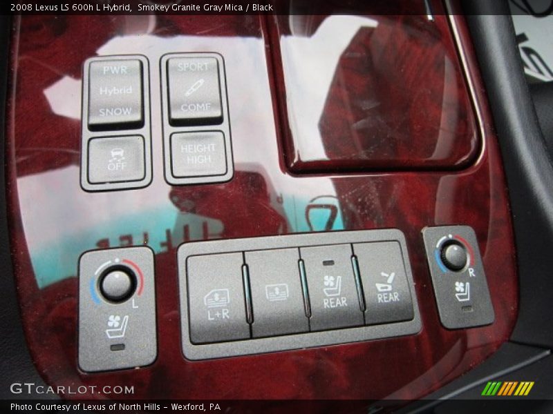 Smokey Granite Gray Mica / Black 2008 Lexus LS 600h L Hybrid