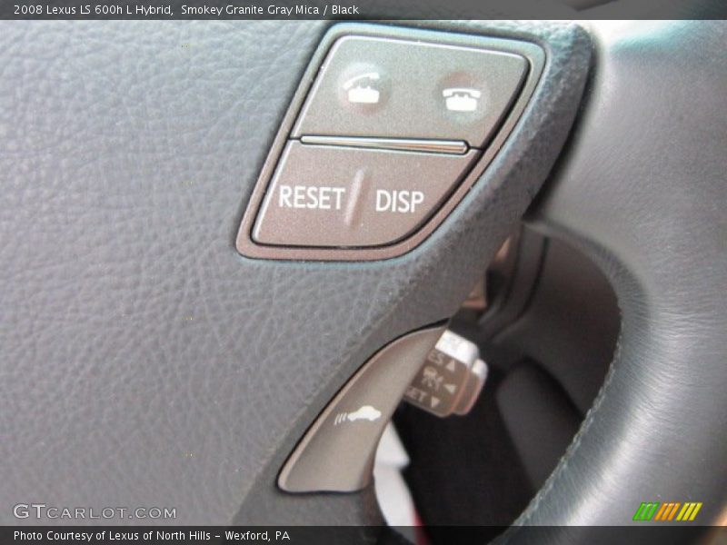 Smokey Granite Gray Mica / Black 2008 Lexus LS 600h L Hybrid
