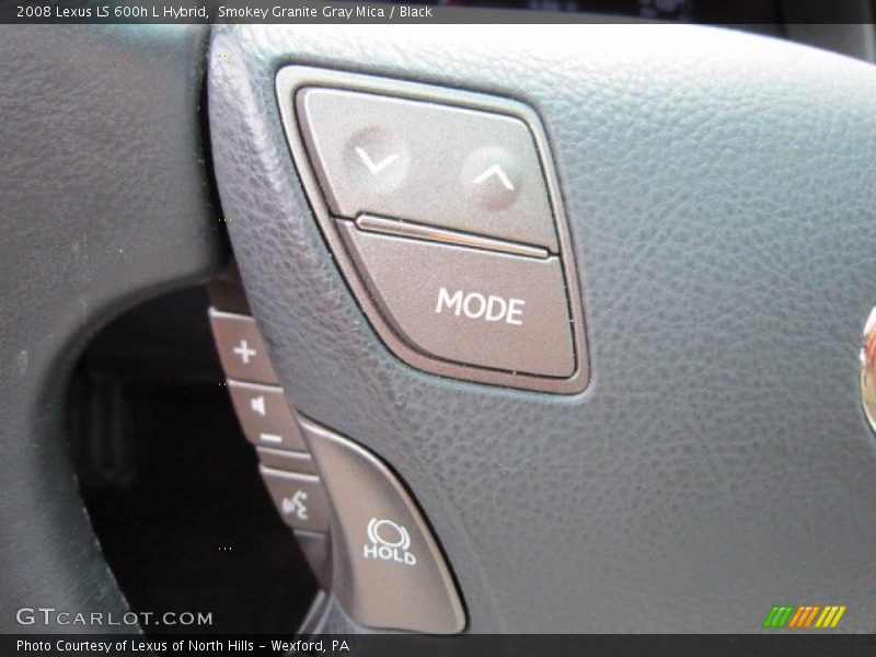 Smokey Granite Gray Mica / Black 2008 Lexus LS 600h L Hybrid
