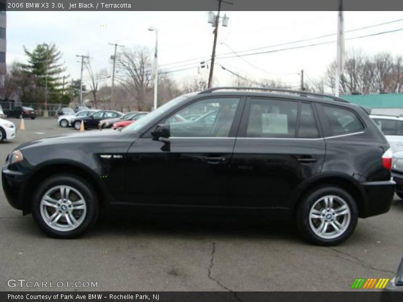 Jet Black / Terracotta 2006 BMW X3 3.0i
