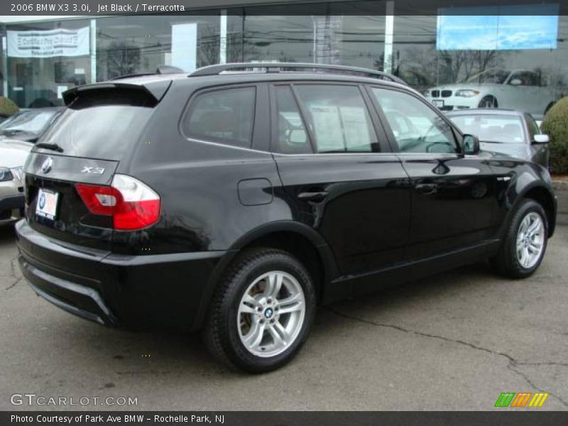 Jet Black / Terracotta 2006 BMW X3 3.0i