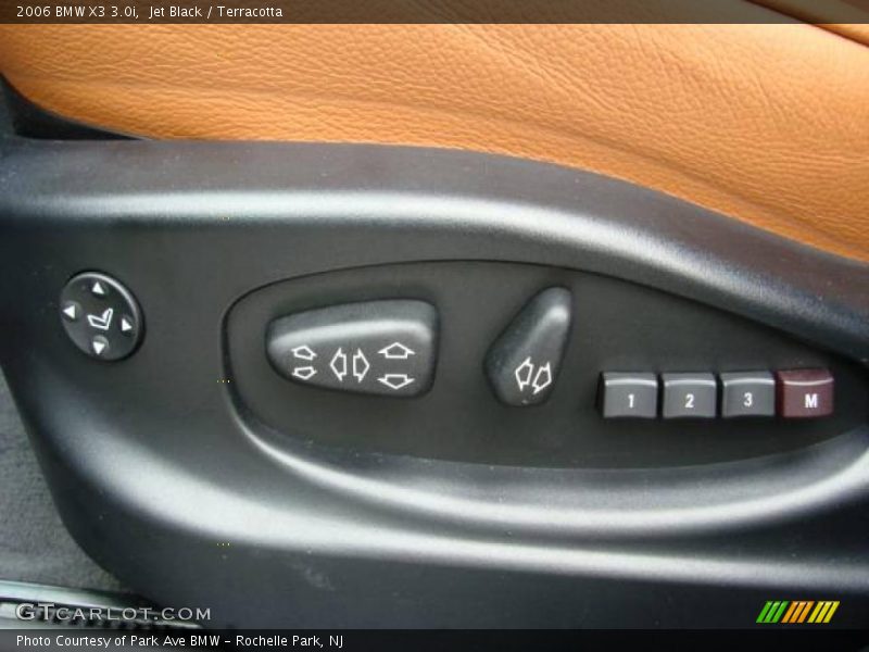 Jet Black / Terracotta 2006 BMW X3 3.0i