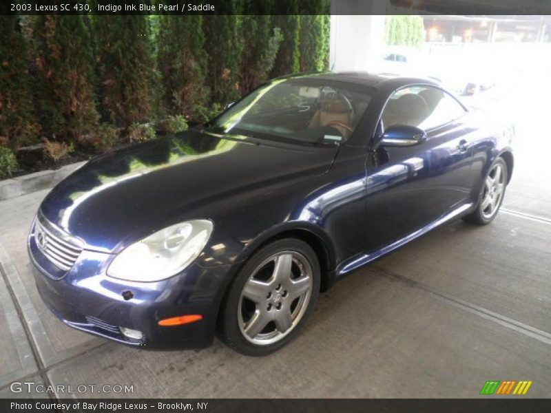 Indigo Ink Blue Pearl / Saddle 2003 Lexus SC 430