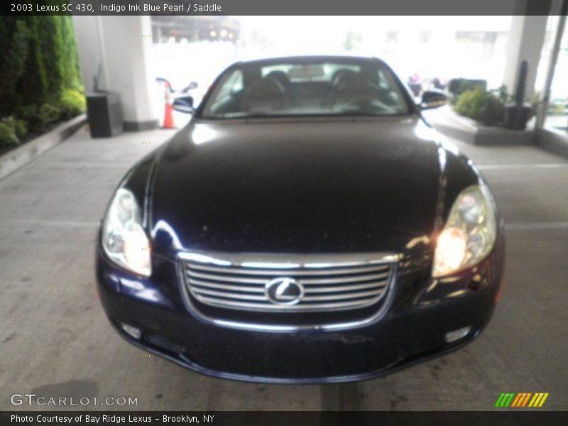 Indigo Ink Blue Pearl / Saddle 2003 Lexus SC 430
