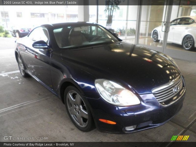 Indigo Ink Blue Pearl / Saddle 2003 Lexus SC 430