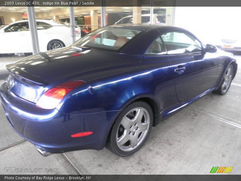Indigo Ink Blue Pearl / Saddle 2003 Lexus SC 430