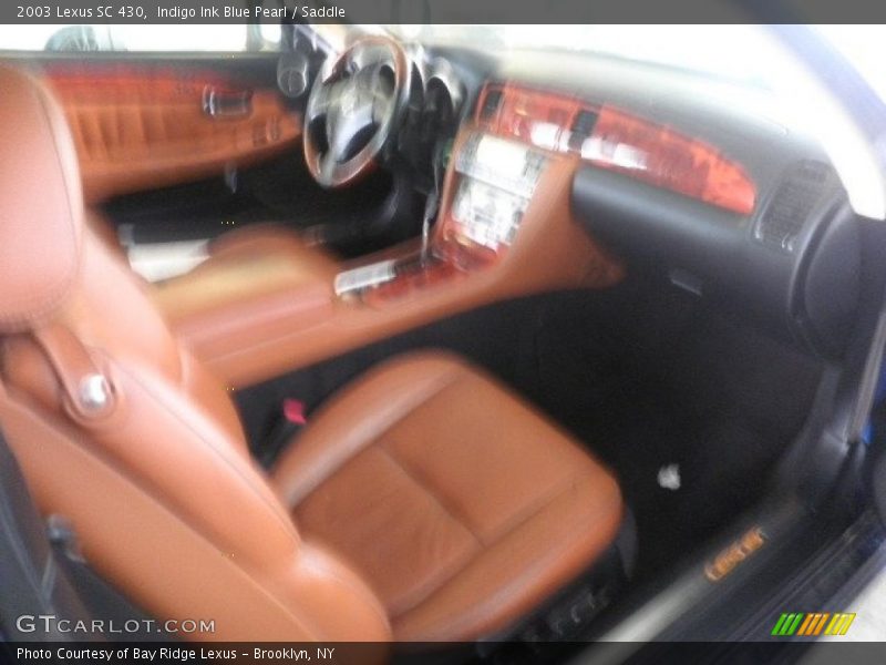 Indigo Ink Blue Pearl / Saddle 2003 Lexus SC 430