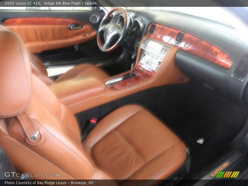 Indigo Ink Blue Pearl / Saddle 2003 Lexus SC 430