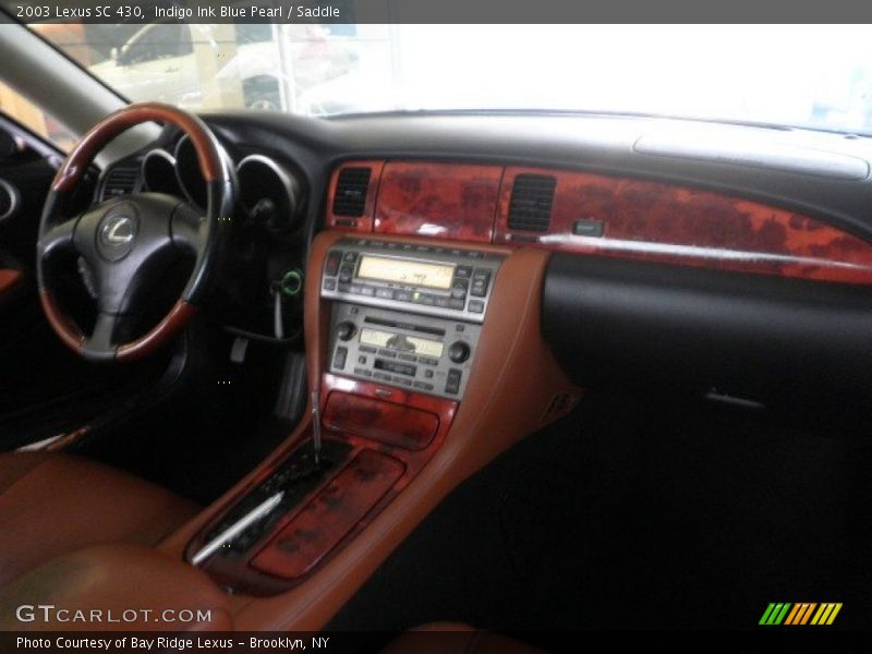 Indigo Ink Blue Pearl / Saddle 2003 Lexus SC 430