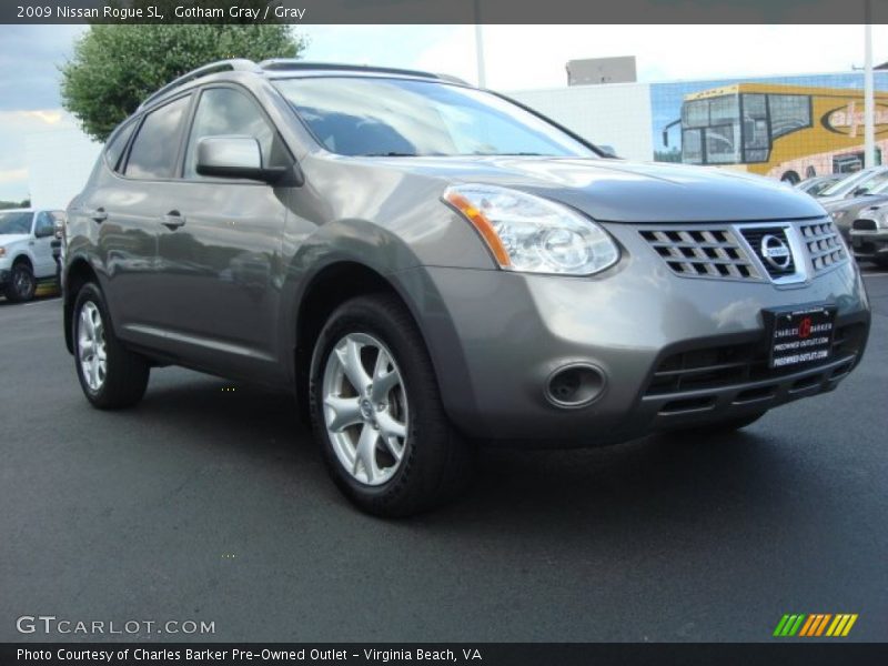 Gotham Gray / Gray 2009 Nissan Rogue SL