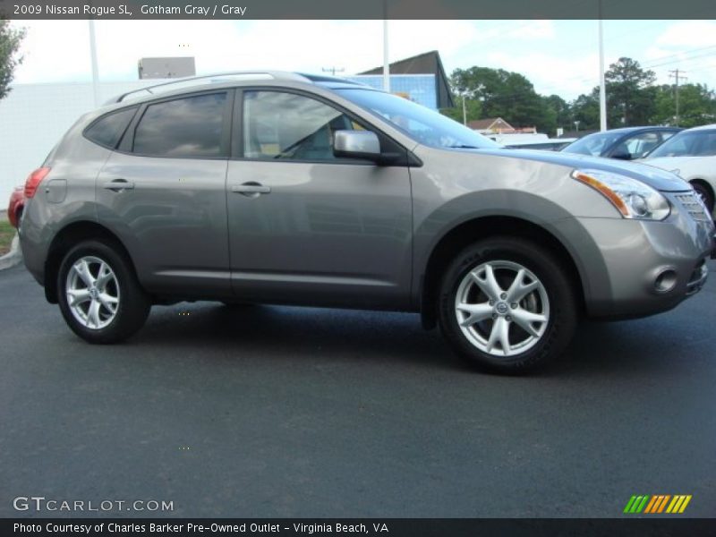 Gotham Gray / Gray 2009 Nissan Rogue SL