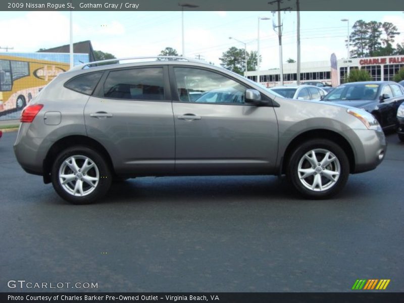 Gotham Gray / Gray 2009 Nissan Rogue SL