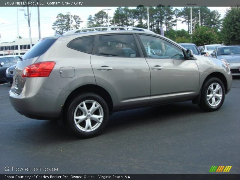 Gotham Gray / Gray 2009 Nissan Rogue SL