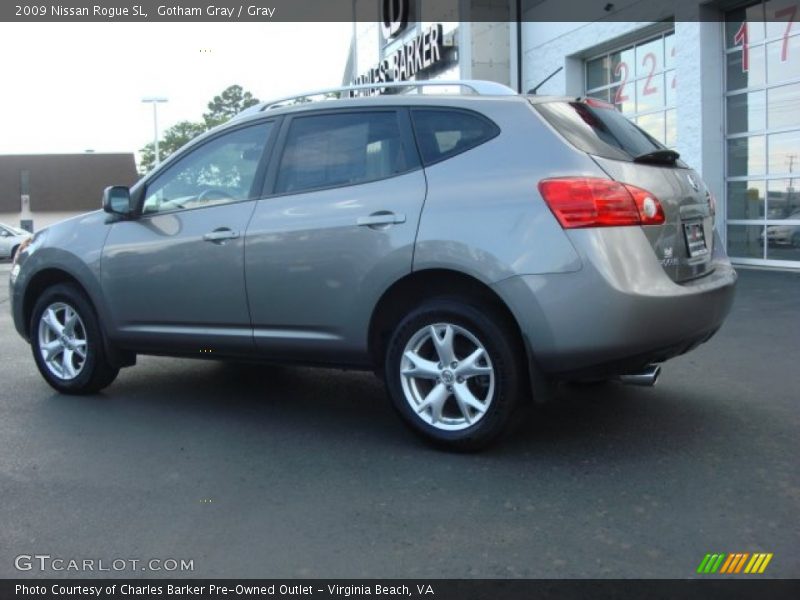 Gotham Gray / Gray 2009 Nissan Rogue SL