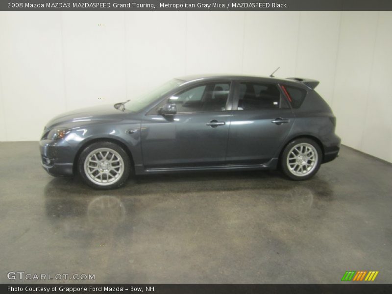 Metropolitan Gray Mica / MAZDASPEED Black 2008 Mazda MAZDA3 MAZDASPEED Grand Touring