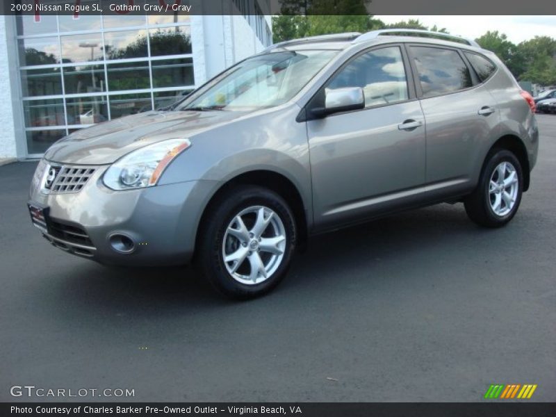 Gotham Gray / Gray 2009 Nissan Rogue SL