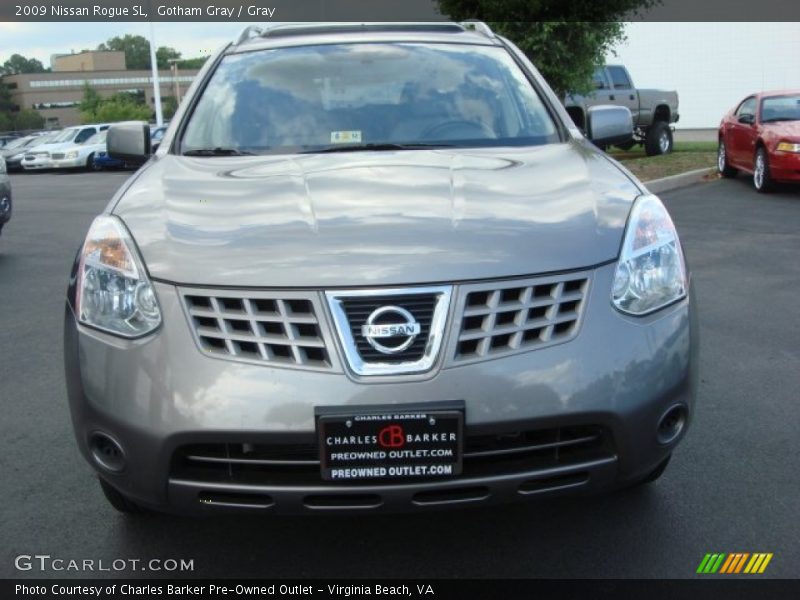 Gotham Gray / Gray 2009 Nissan Rogue SL