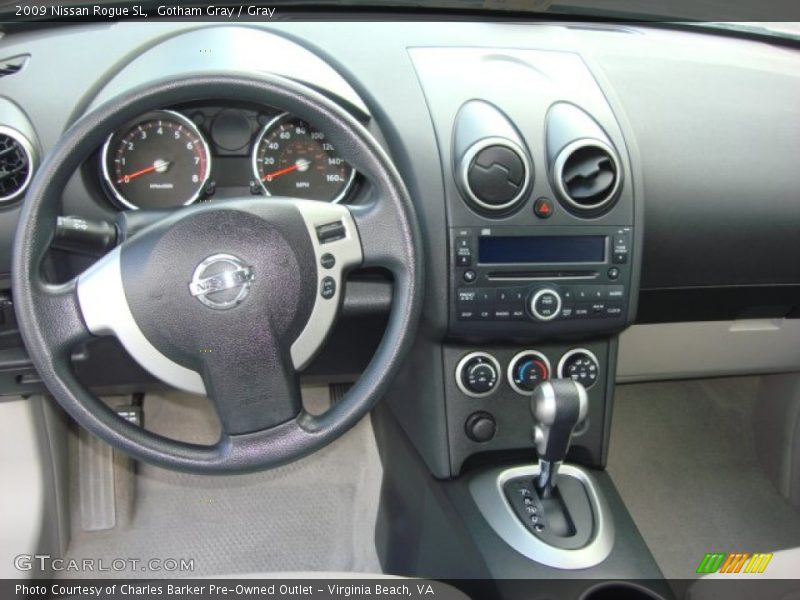 Gotham Gray / Gray 2009 Nissan Rogue SL