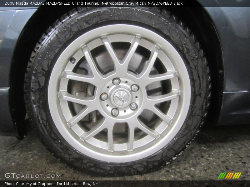 Metropolitan Gray Mica / MAZDASPEED Black 2008 Mazda MAZDA3 MAZDASPEED Grand Touring
