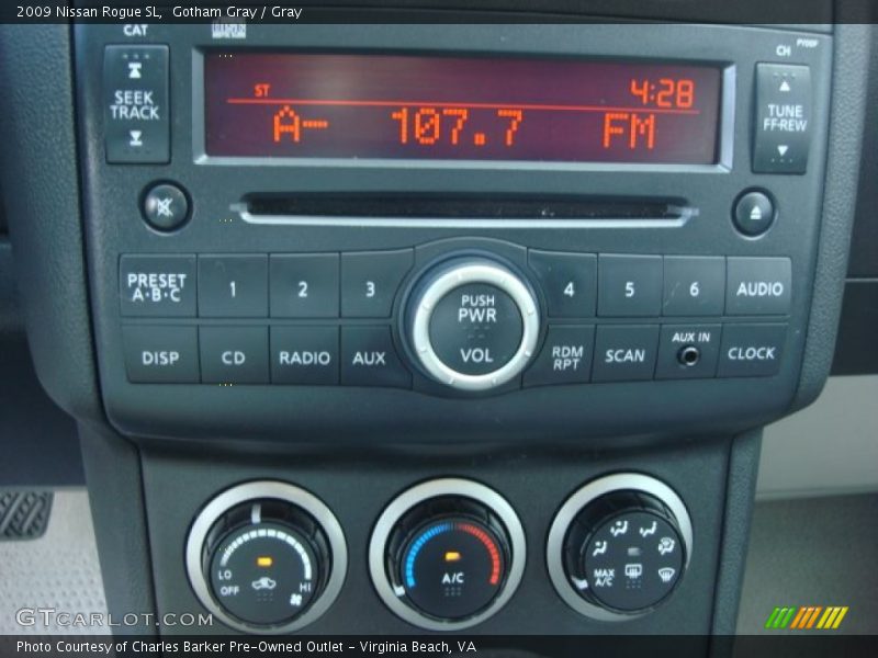 Gotham Gray / Gray 2009 Nissan Rogue SL