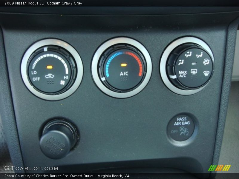 Gotham Gray / Gray 2009 Nissan Rogue SL