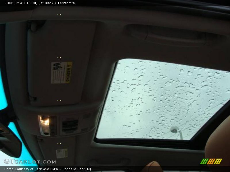Jet Black / Terracotta 2006 BMW X3 3.0i