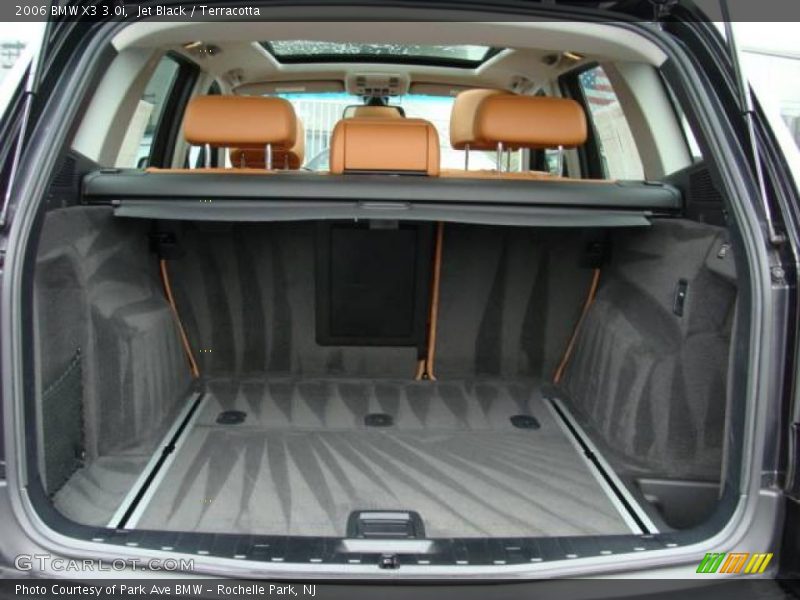 Jet Black / Terracotta 2006 BMW X3 3.0i