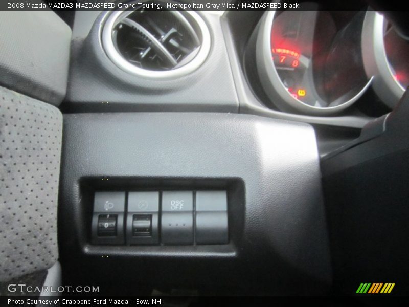 Metropolitan Gray Mica / MAZDASPEED Black 2008 Mazda MAZDA3 MAZDASPEED Grand Touring