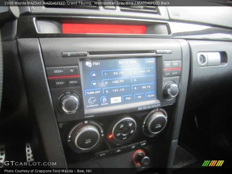 Metropolitan Gray Mica / MAZDASPEED Black 2008 Mazda MAZDA3 MAZDASPEED Grand Touring
