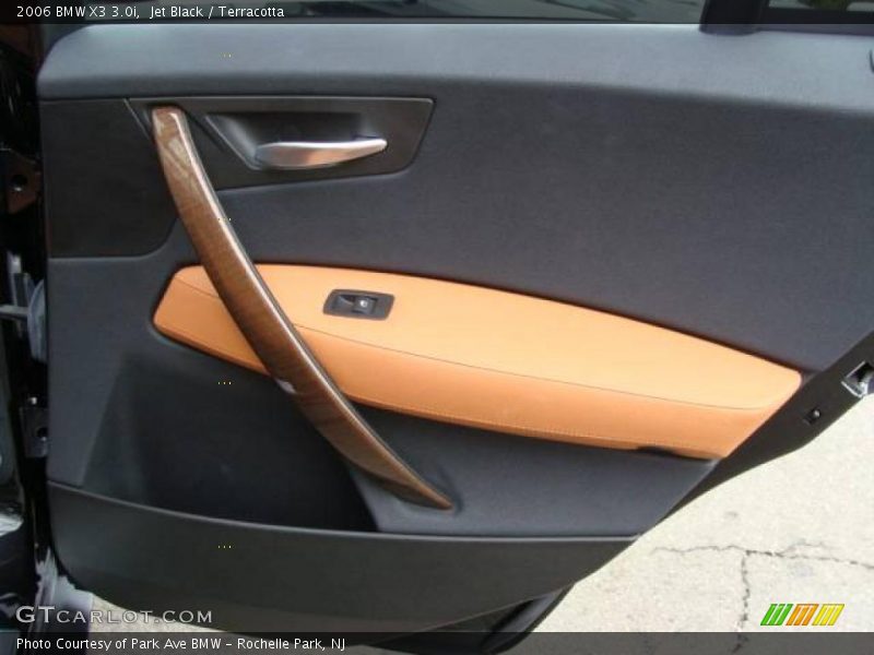 Jet Black / Terracotta 2006 BMW X3 3.0i