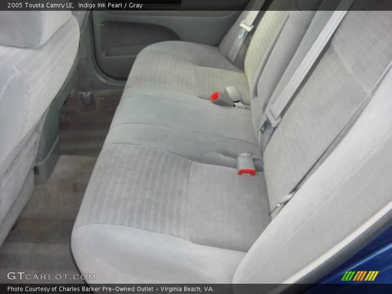 Indigo Ink Pearl / Gray 2005 Toyota Camry LE