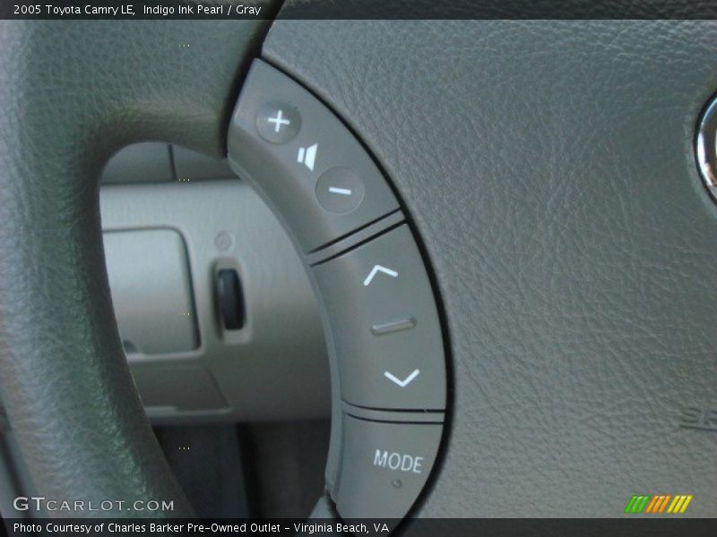 Indigo Ink Pearl / Gray 2005 Toyota Camry LE