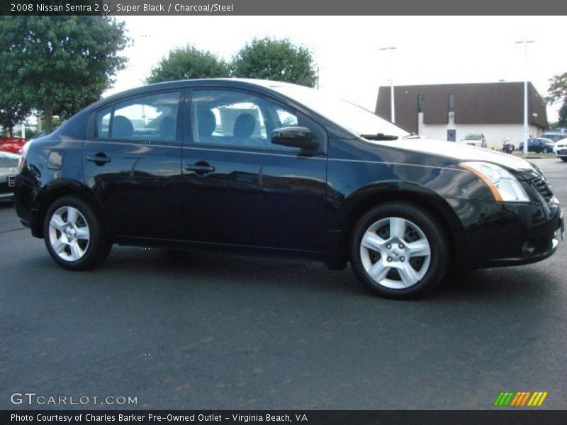 Super Black / Charcoal/Steel 2008 Nissan Sentra 2.0