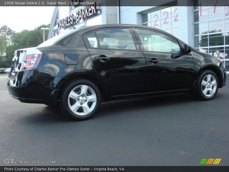 Super Black / Charcoal/Steel 2008 Nissan Sentra 2.0