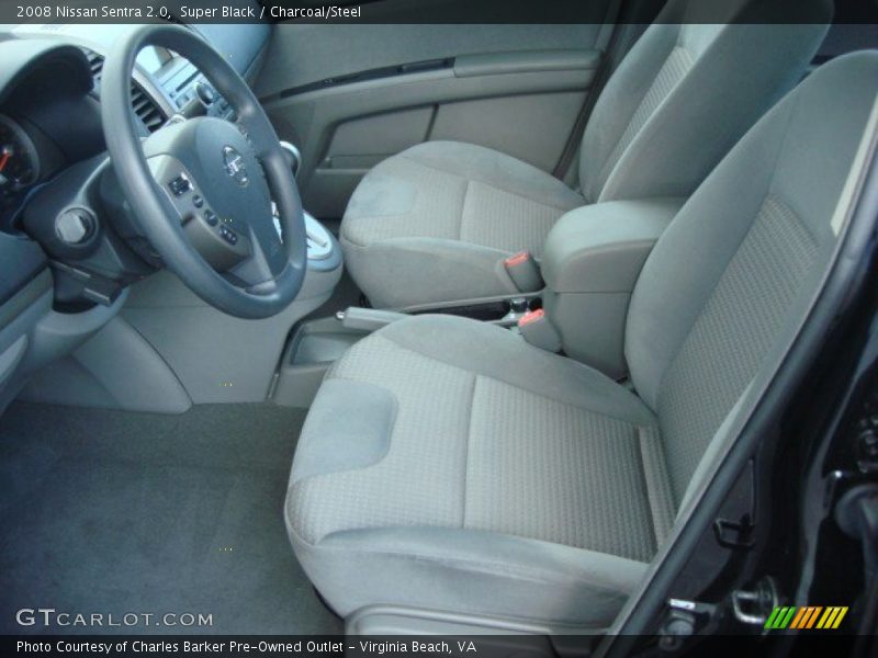 Super Black / Charcoal/Steel 2008 Nissan Sentra 2.0