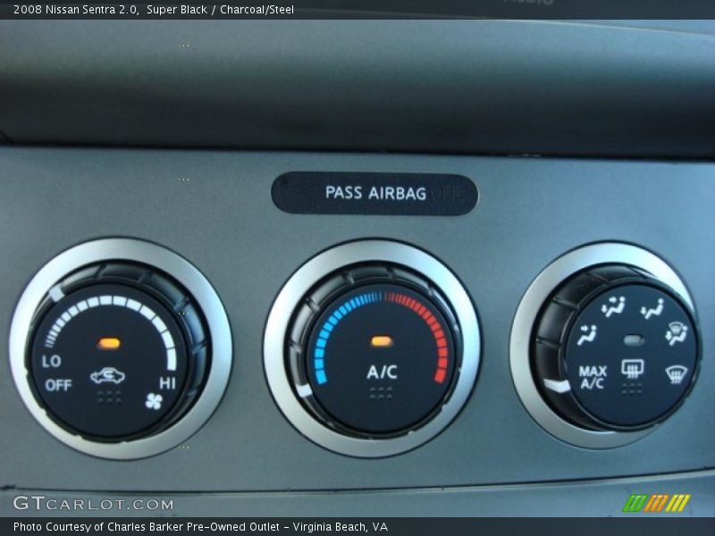 Super Black / Charcoal/Steel 2008 Nissan Sentra 2.0