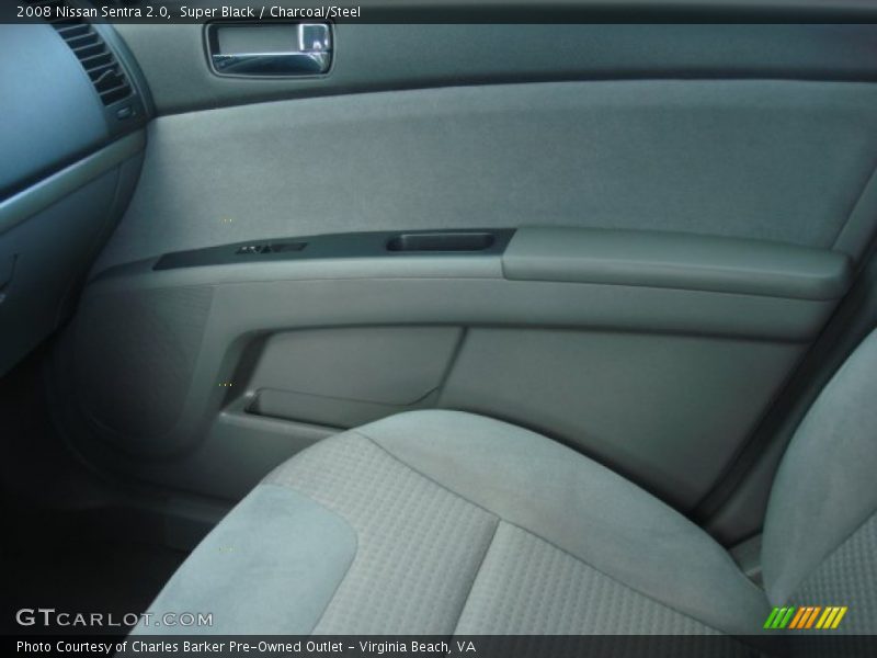 Super Black / Charcoal/Steel 2008 Nissan Sentra 2.0