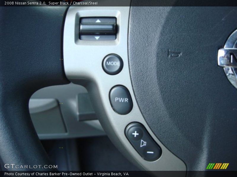 Super Black / Charcoal/Steel 2008 Nissan Sentra 2.0