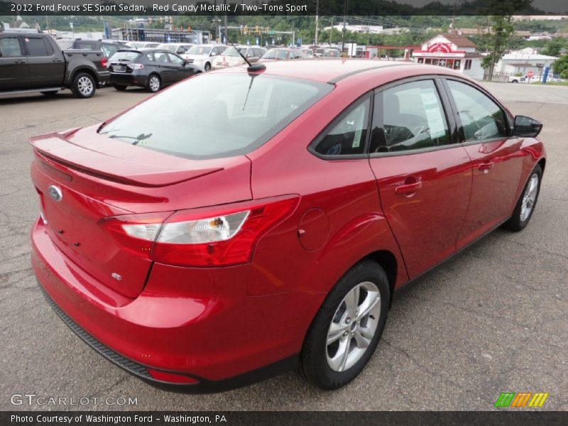 Red Candy Metallic / Two-Tone Sport 2012 Ford Focus SE Sport Sedan