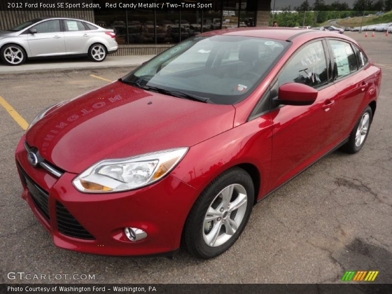 Red Candy Metallic / Two-Tone Sport 2012 Ford Focus SE Sport Sedan