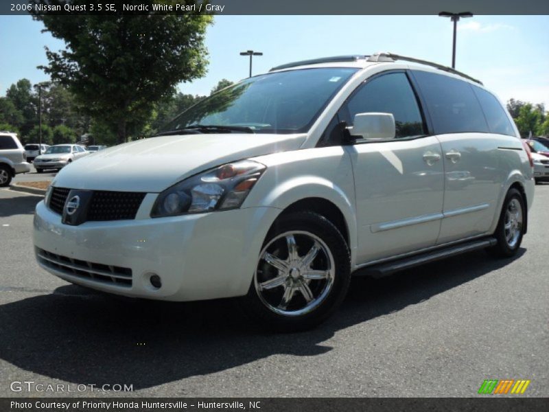 Nordic White Pearl / Gray 2006 Nissan Quest 3.5 SE