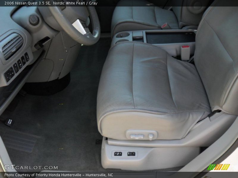 Nordic White Pearl / Gray 2006 Nissan Quest 3.5 SE