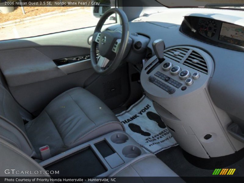 Nordic White Pearl / Gray 2006 Nissan Quest 3.5 SE