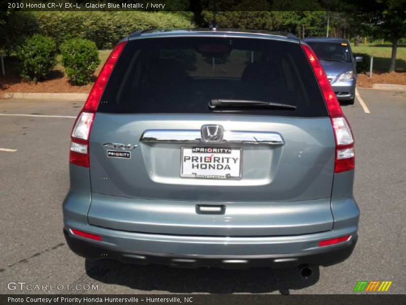 Glacier Blue Metallic / Ivory 2010 Honda CR-V EX-L