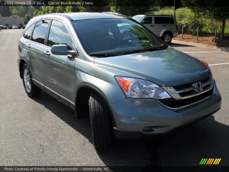 Glacier Blue Metallic / Ivory 2010 Honda CR-V EX-L