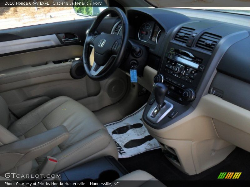 Glacier Blue Metallic / Ivory 2010 Honda CR-V EX-L