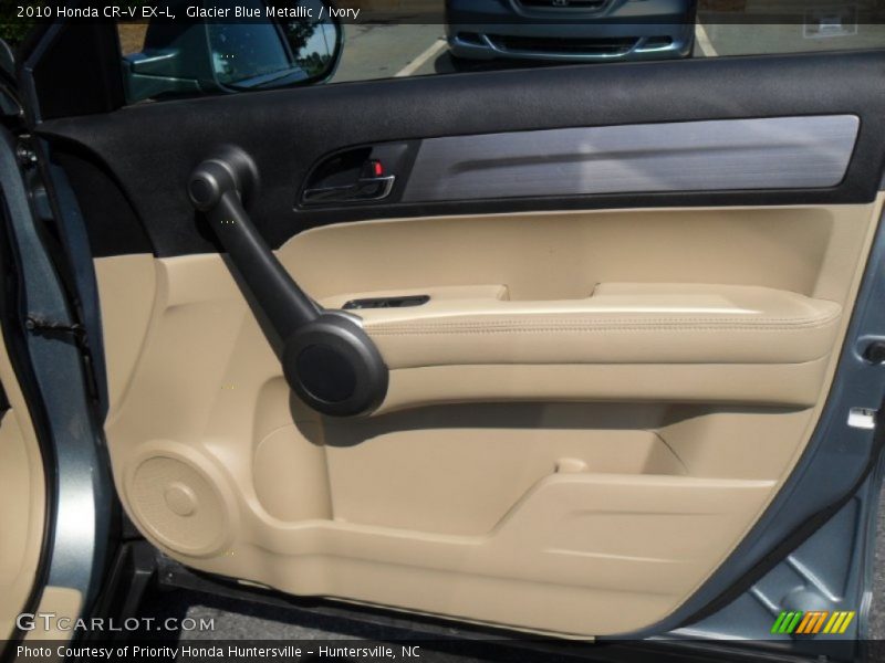 Glacier Blue Metallic / Ivory 2010 Honda CR-V EX-L