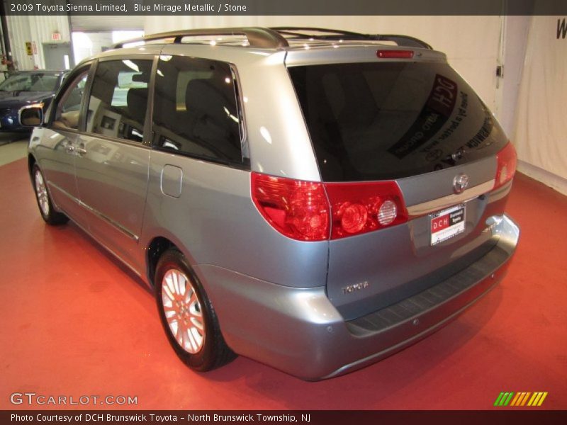 Blue Mirage Metallic / Stone 2009 Toyota Sienna Limited